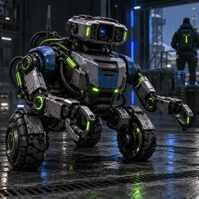 Small science-fiction vehicle example